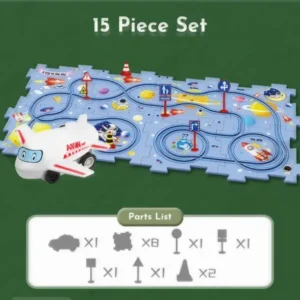 PuzzleRacer™ Kids Car Track Set