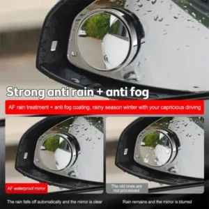 Suction Cup Car Convex Blind Spot Mirror (1 Set / 2 Pcs)