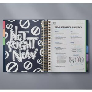 Anti Planner Tag Book: Overcome procrastination and improve time management skills.