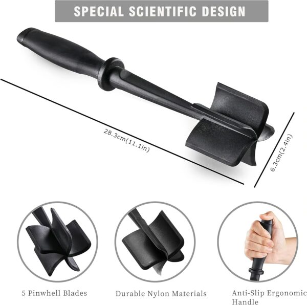 Manual Meat Chopper - heat-resistant tool for quick and easy meat shredding.