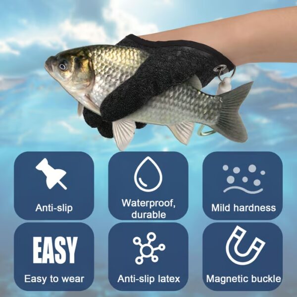Easy to wear and clean, Professional Fishing Gloves provide maximum protection and comfort.