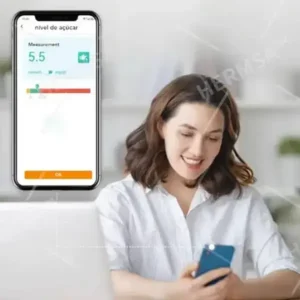 HERMSA™ Hochpräzises multifunktionales nicht-invasives Medizinisches Gerät – 99,99% Genauigkeit!Kompatibel mit iOS und Android Smartphones