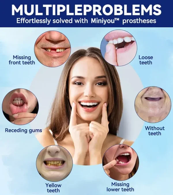 Miniyou™ Premium Custom Silicone Denture Set(⏰Limited time discount Last 30 minutes⏰)
