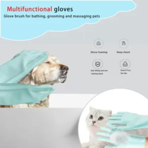 Silicone Dog Grooming Gloves