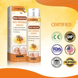 Cvreoz®Bee Venom Nail Renewal Spray👨‍⚕️ 𝘾𝙚𝙧𝙩𝙞𝙛𝙞𝙚𝙙 𝙗𝙮 𝙩𝙝𝙚 𝘼𝙢𝙚𝙧𝙞𝙘𝙖𝙣 𝘼𝙘𝙖𝙙𝙚𝙢𝙮 𝙤𝙛 𝘿𝙚𝙧𝙢𝙖𝙩𝙤𝙡𝙤𝙜𝙮(𝘼𝘼𝘿)
