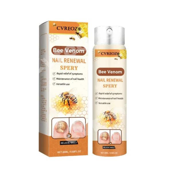 Cvreoz®Bee Venom Nail Renewal Spray👨‍⚕️ 𝘾𝙚𝙧𝙩𝙞𝙛𝙞𝙚𝙙 𝙗𝙮 𝙩𝙝𝙚 𝘼𝙢𝙚𝙧𝙞𝙘𝙖𝙣 𝘼𝙘𝙖𝙙𝙚𝙢𝙮 𝙤𝙛 𝘿𝙚𝙧𝙢𝙖𝙩𝙤𝙡𝙤𝙜𝙮(𝘼𝘼𝘿)