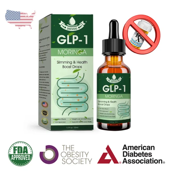 Deevoo® GLP-1 Slimming & Health Boost Drops🏆🏆 – Clinically Developed Fat Burner for Natural Weight Loss & Energy Balance