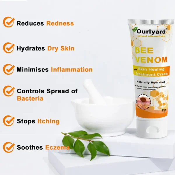 Ourlyard® Official Store: Bee Venom Skin Treatment Cream👨‍⚕️British Association of Dermatologists (BAD) Approved