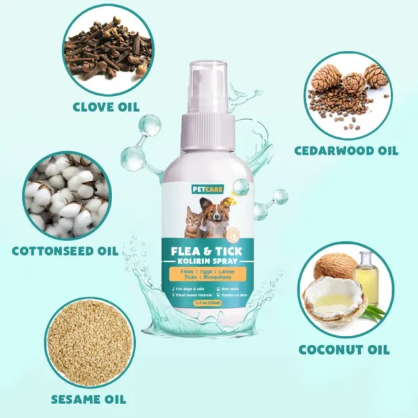 PetCare™ Flea & Tick Kolirin Spray ⏳ 2025 Limited 70% Discount