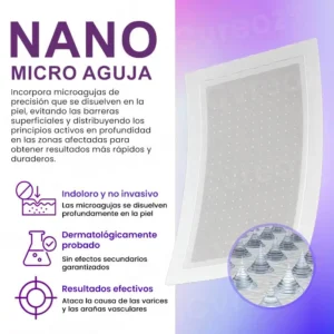 Cvreoz® Nanoparches de polidocanol para las varices
