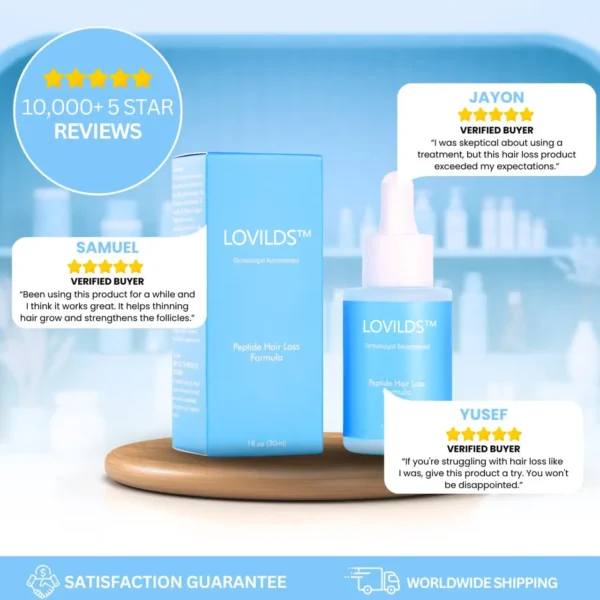 LOVILDS™ Clinically Backed Hair Regrowth Formula Trusted by Experts
