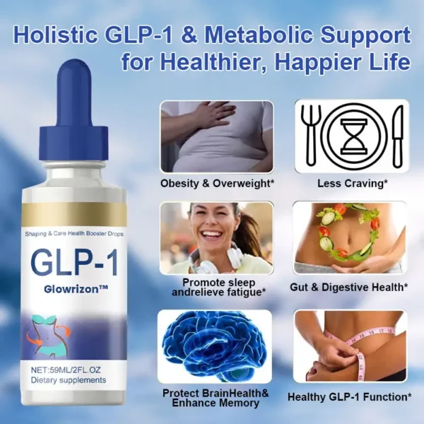 ✨[Official Store]✨ Glowrizon™GLP-1 Slimming & Health Boost Drops Food-grade fat burner Developed by The Obesity Society