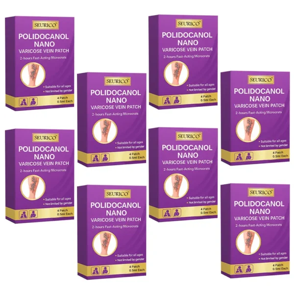Seurico™ Polidocanol Nano Varicose Vein Relief Patch 👩🏼‍⚕️ Clinically Recommended by NICE (National Institute for Health and Care Excellence)