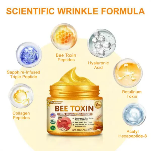 coastglee™ Bee Toxin Skin Regeneration Cream（🧑‍⚕️AAD Recommended🧑‍⚕️）