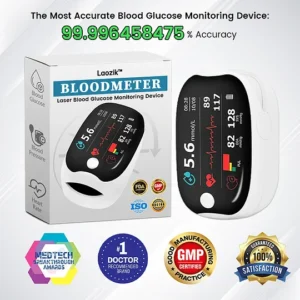 LAOZIK™ Advanced Laser Glucose Monitor – No Pricks, 99.9% Accuracy!