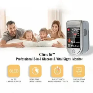 💸𝐇𝐞𝐚𝐥𝐭𝐡 𝐂𝐚𝐧𝐚𝐝𝐚 𝐒𝐮𝐛𝐬𝐢𝐝𝐢𝐳𝐞𝐝 𝐏𝐫𝐨𝐝𝐮𝐜𝐭 | Clinclii™ 𝐏𝐫𝐨𝐟𝐞𝐬𝐬𝐢𝐨𝐧𝐚𝐥 𝟑𝐢𝐧𝟏 𝐆𝐥𝐮𝐜𝐨𝐬𝐞 & 𝐕𝐢𝐭𝐚𝐥 𝐒𝐢𝐠𝐧𝐬 𝐌𝐨𝐧𝐢𝐭𝐨𝐫 -Painless, Fast, Precise