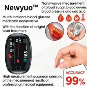 【AI Glucose Guardian】Newyuo™ Non-Invasive Blood Glucose Meter—99.97% Accuracy