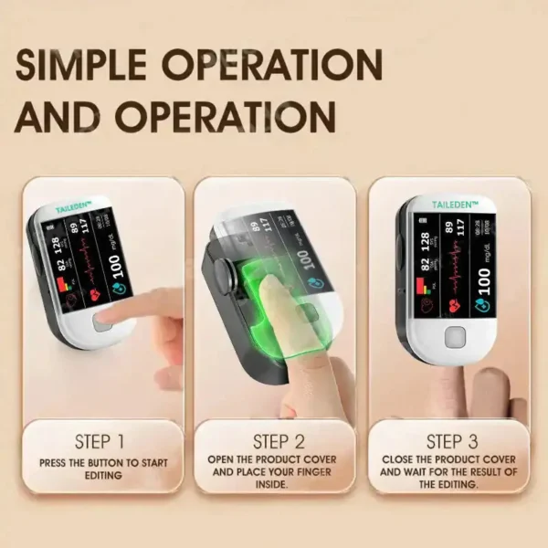 Fingertip Optical Glucose Sensor Monitor