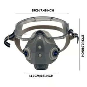 Grinding Dust Mask with Goggles