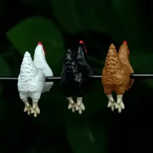 Hand-Painted Chicken Earrings