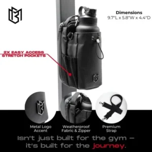 Magnetic Locker Gym Bottle Bag