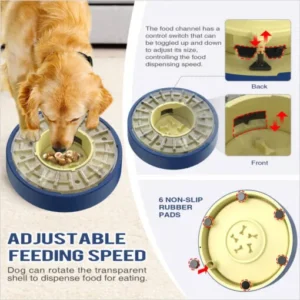 Manual Rotating Dog Feeder