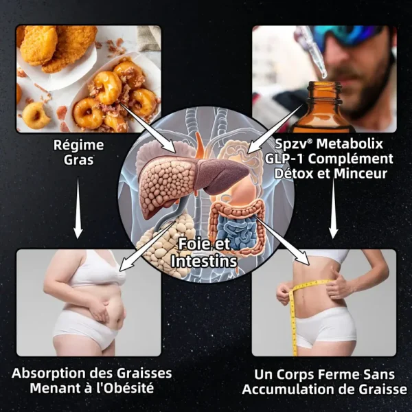 Spzv® Metabolix GLP-1 Complément Détox & Minceur