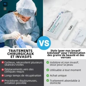 kidsneed® Stylo Laser Non Invasif pour l'Élimination des Grains de Beauté et des Verrues 🖊️
