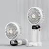 Foldable Neck Fan with Digital Display