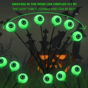 Outdoor Solar Halloween Eyeball Lights