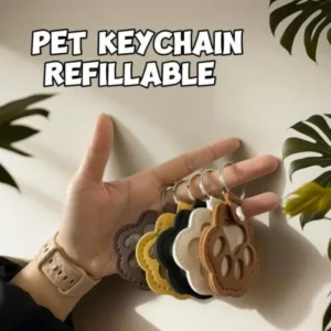 Pet Fur Keepsake Keychain