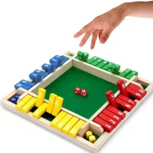 Portable Wooden Dice Game