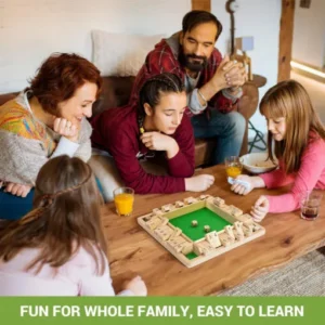 Portable Wooden Dice Game