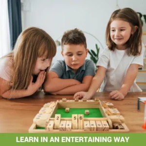 Portable Wooden Dice Game