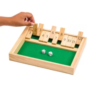 Portable Wooden Dice Game