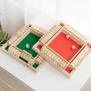 Portable Wooden Dice Game