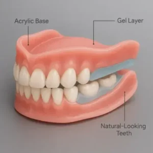 QIAWI™ GelFit Functional Dentures – Made in the USA & FDA-Certified