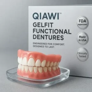 QIAWI™ GelFit Functional Dentures – Made in the USA & FDA-Certified