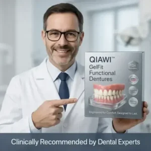 QIAWI™ GelFit Functional Dentures – Made in the USA & FDA-Certified