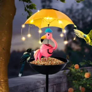 Solar Frog Umbrella Garden Light
