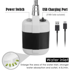 USB Powered Camping Shower